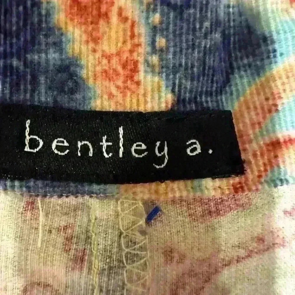 Bentley A Paisley Print Corduroy Blazer Size 10 - Picture 3 of 5